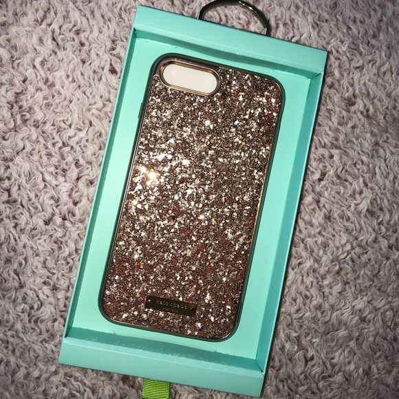 SOLD! Kate Spade Glitter case bumper iPhone 7 Plus - Picture 5 of 8